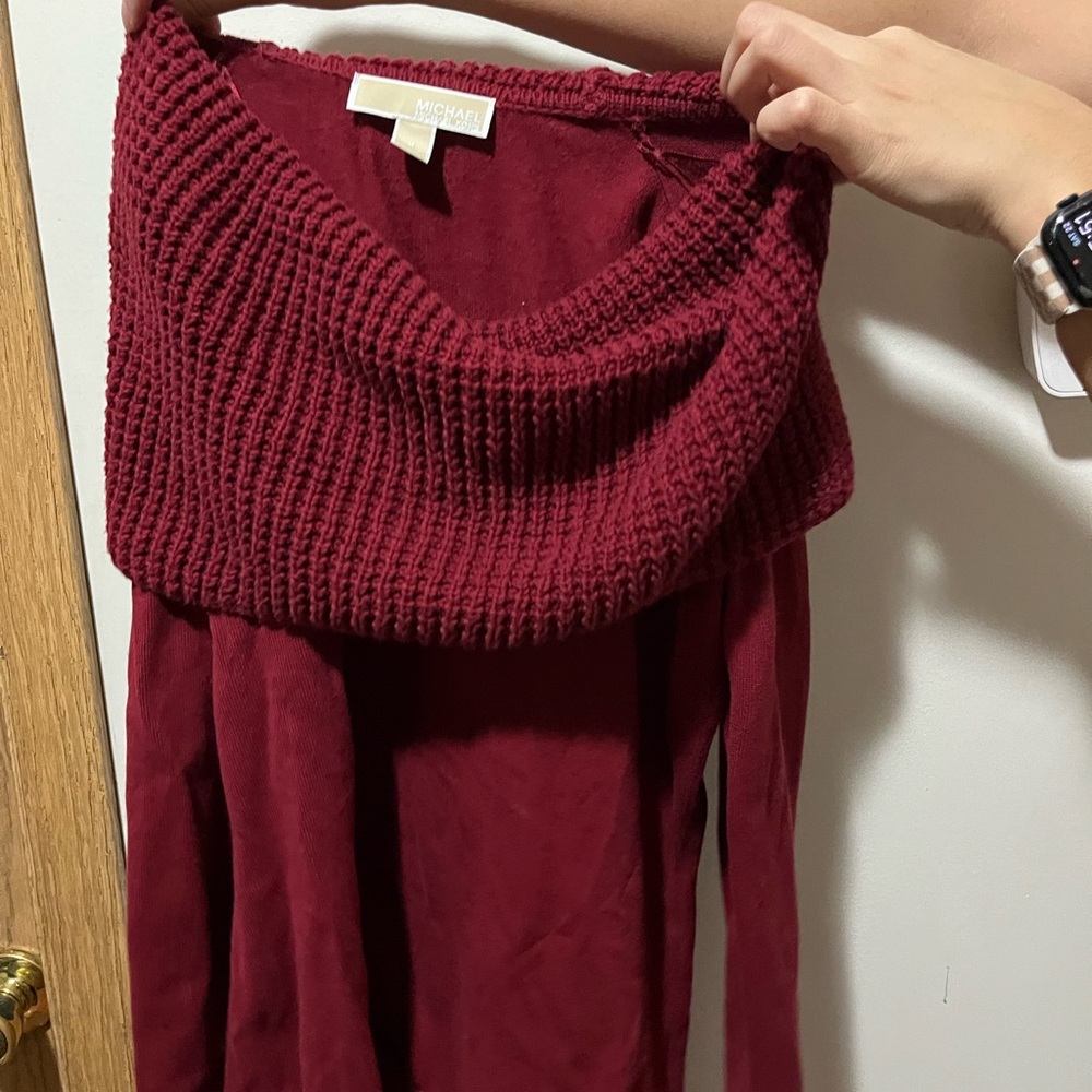 Michael Kors Women's Burgundy Sweater